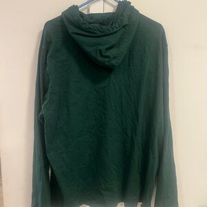 Used green polo hoodie